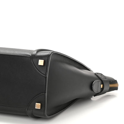 Celine Smooth Calfskin Micro Luggage Black 7 of 8