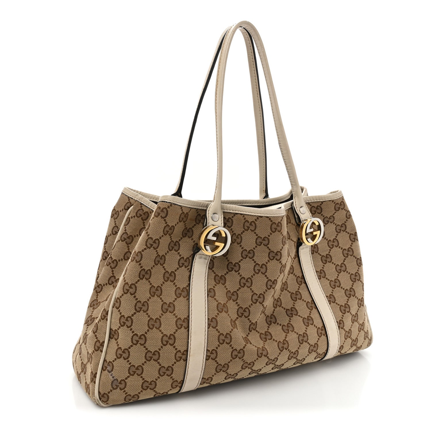 Gucci Monogram Medium Twins Tote Off White 3 of 23