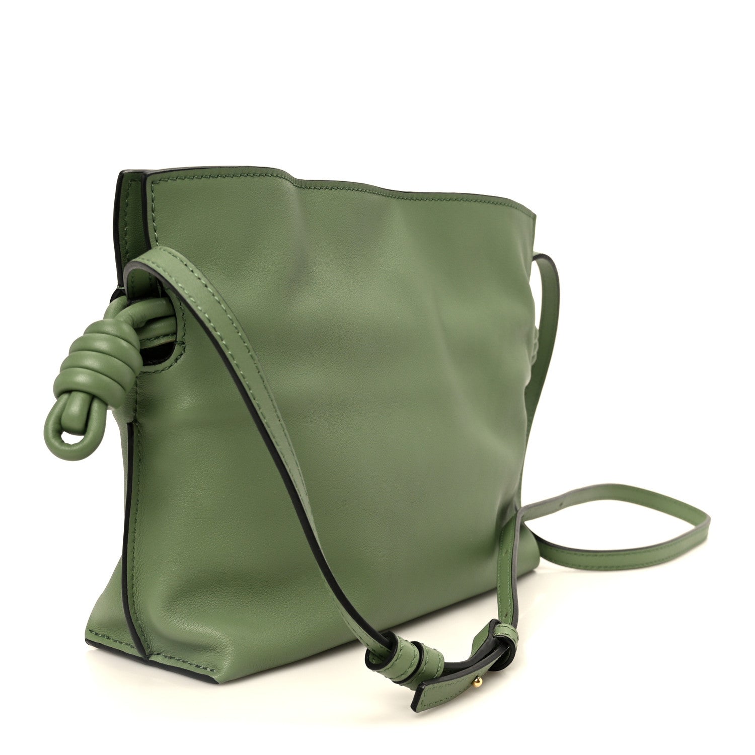 Loewe Calfskin Mini Flamenco Knot Clutch Rosemary 3 of 10