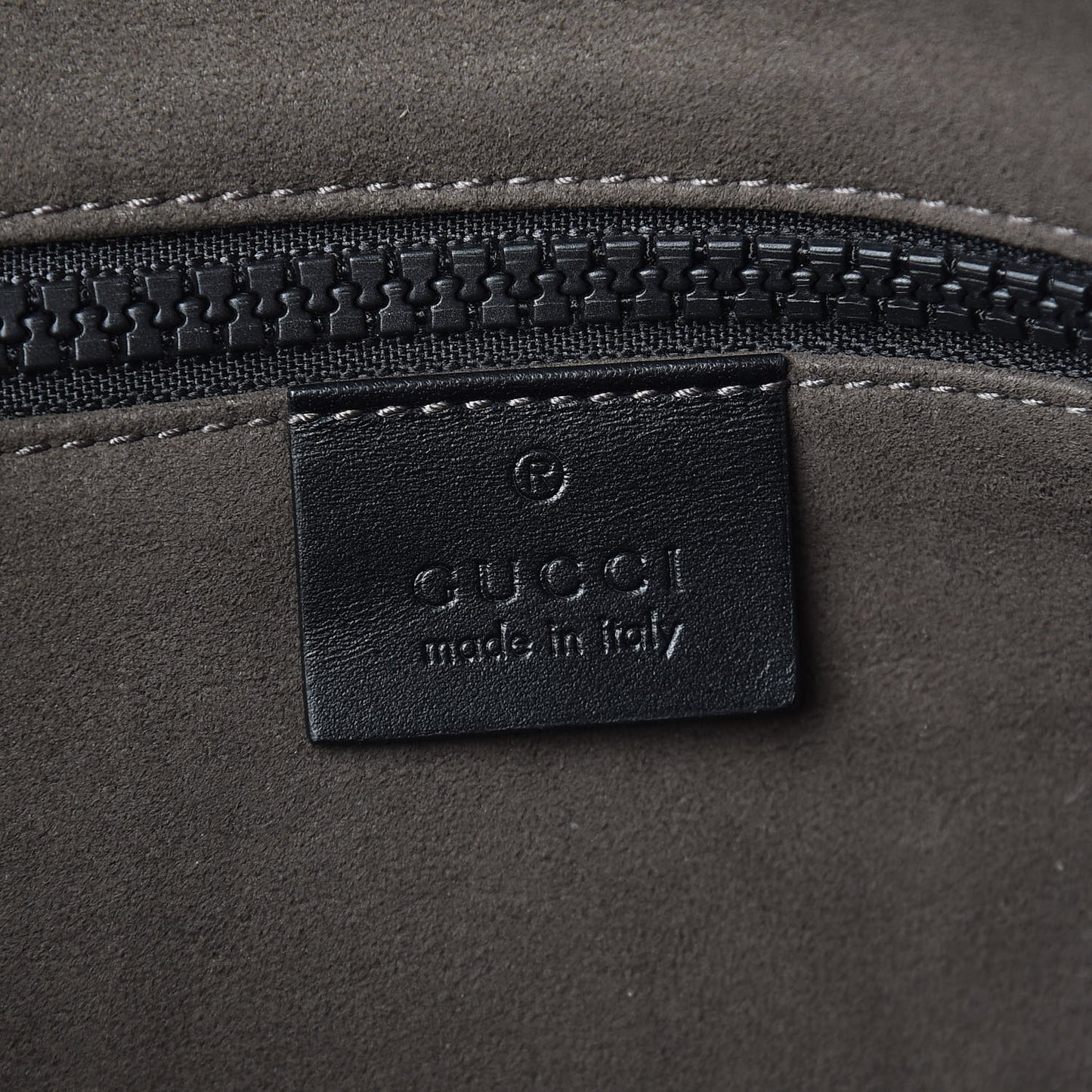 GG Supreme Monogram Flat Messenger Bag Black