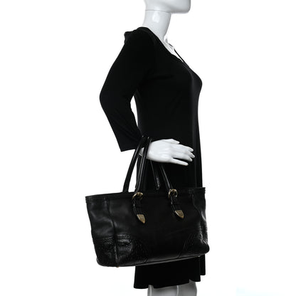 Gucci Guccissima Trim Signoria Tote Black 2 of 16
