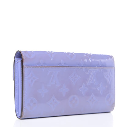 Louis Vuitton Vernis Sarah Wallet NM Lilac 3 of 15