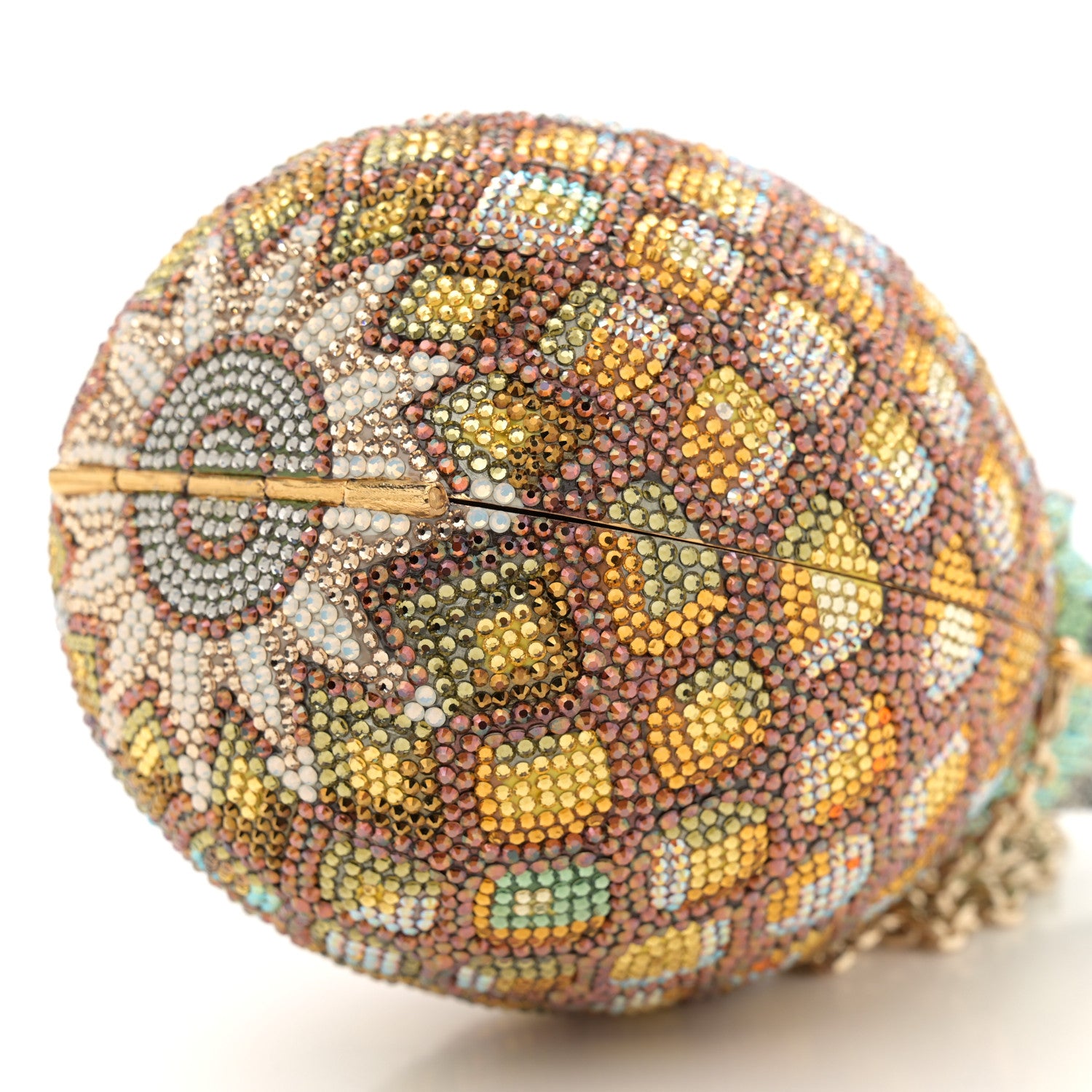 Judith Leiber Crystal Pineapple Minaudiere Clutch Multicolor 10 of 13