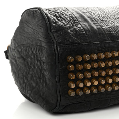 Alexander Wang Pebbled Lambskin Rockie Black Antique Brass Hardware 8 of 9