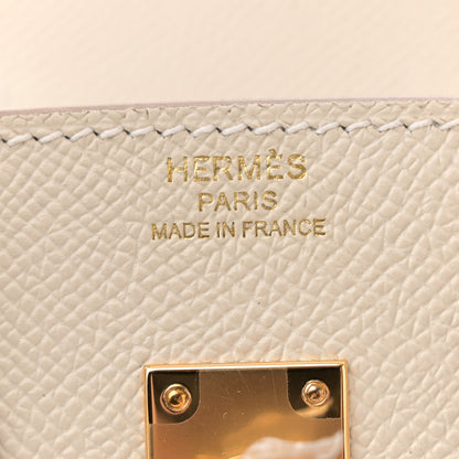 Hermes Epsom Birkin Sellier 25 Craie 6 of 13