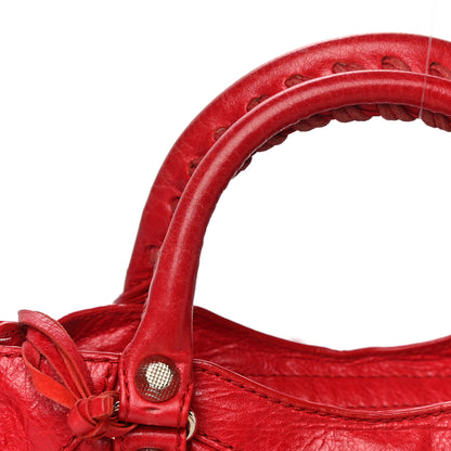 Balenciaga Agneau Giant 12 Silver Hardware Mini City Rouge Cardinal 18 of 25