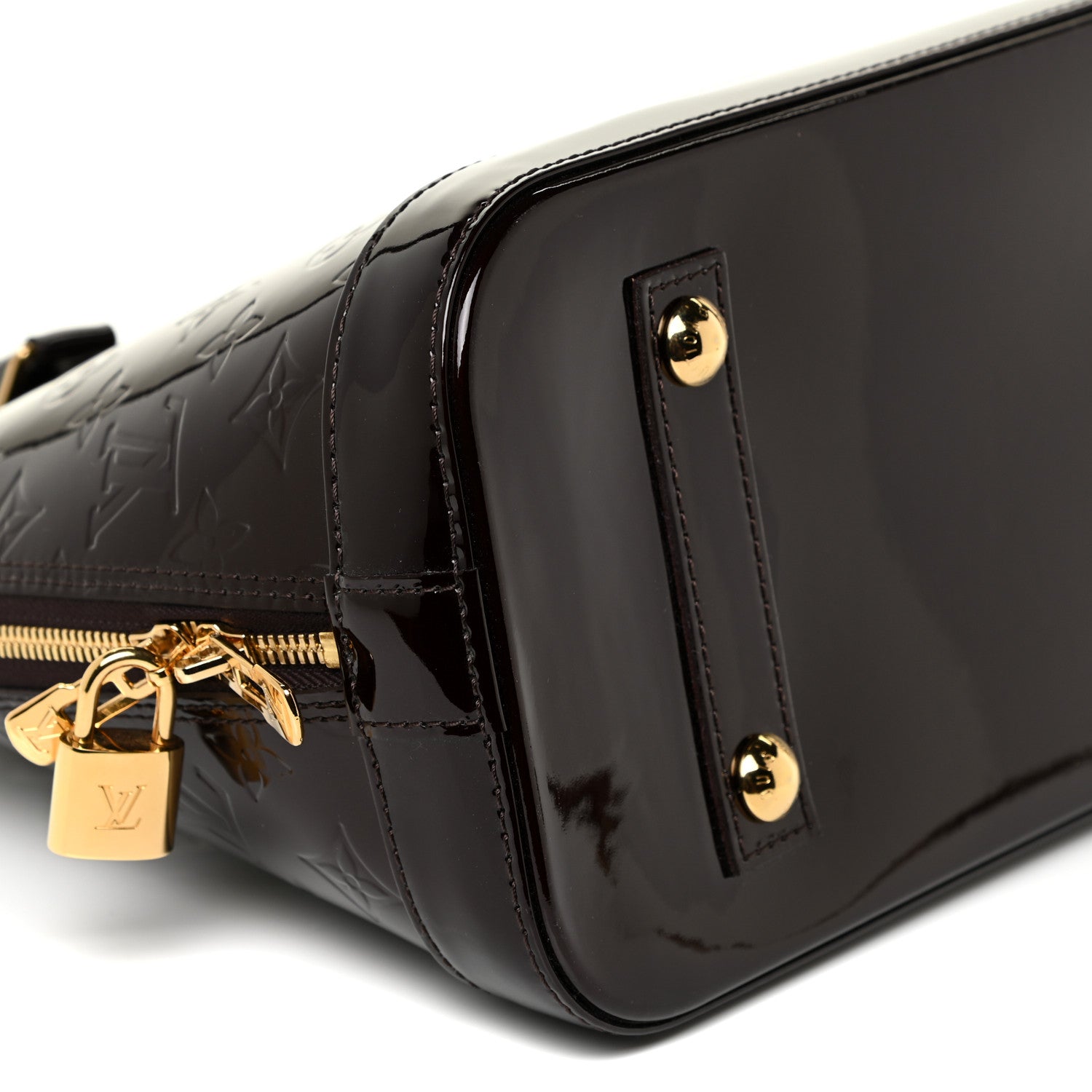 Louis Vuitton Vernis Alma PM Amarante 8 of 11