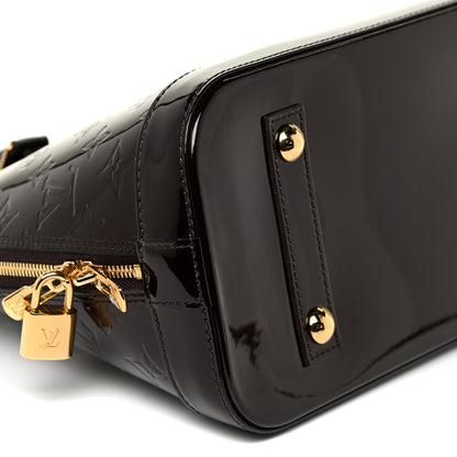 Louis Vuitton Vernis Alma PM Amarante 8 of 11