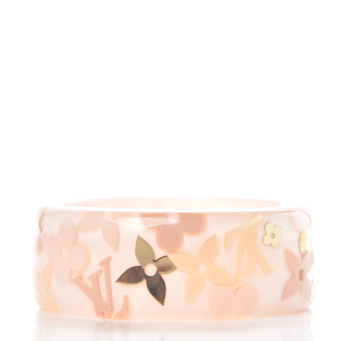 Resin Farandole Bracelet Large Pink