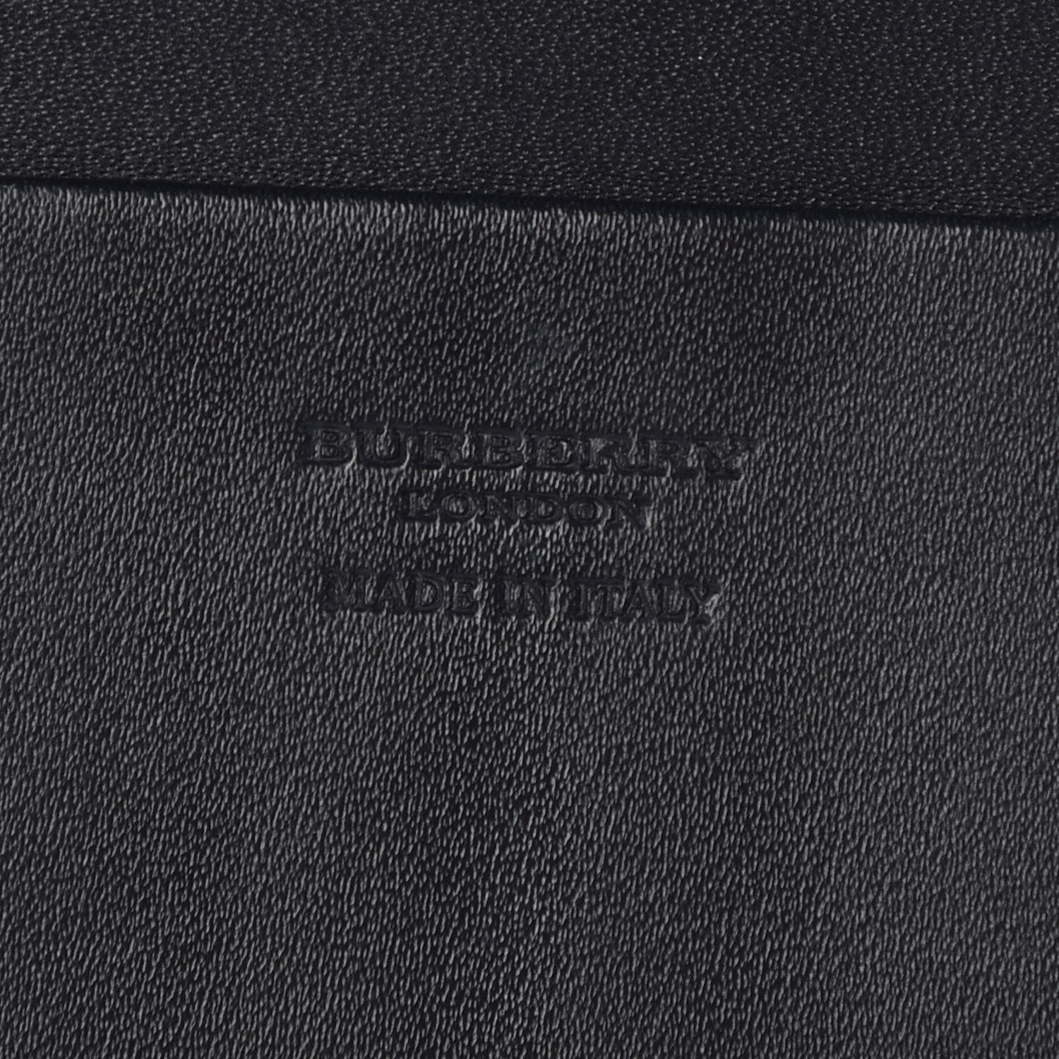 Burberry Smoked Check Long Wallet Navy 6 of 7