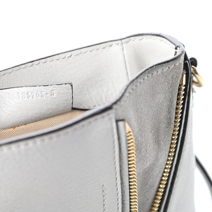 Chloe Suede Calfskin Mini Faye Backpack Airy Grey 9 of 10