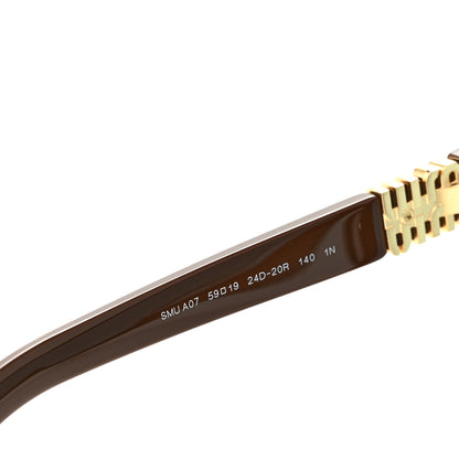 Miu Miu Acetate Square Sunglasses SMU A07 Brown 5 of 8