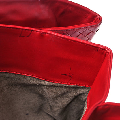 Bottega Veneta Nappa Intrecciato Medium Roma Tote Red 19 of 22