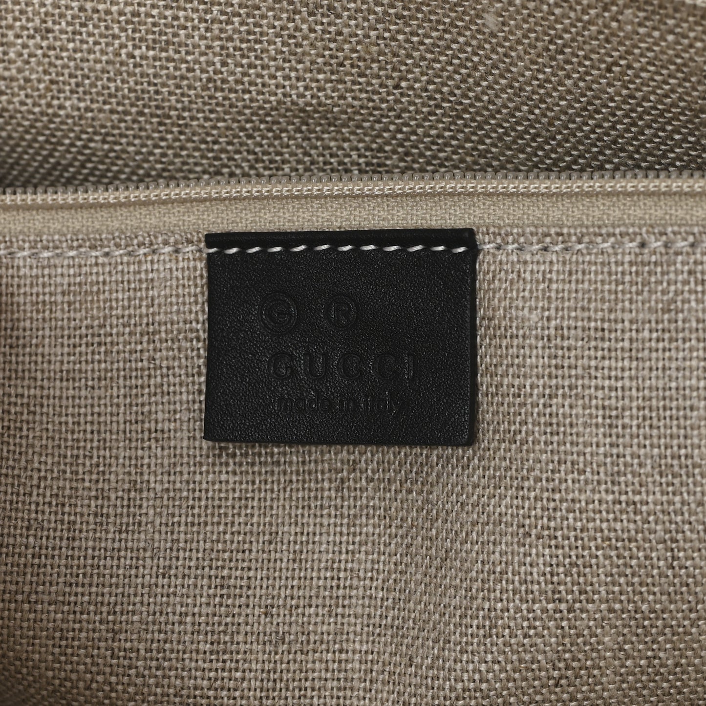 Microguccissima Bree Zippered Tote Black
