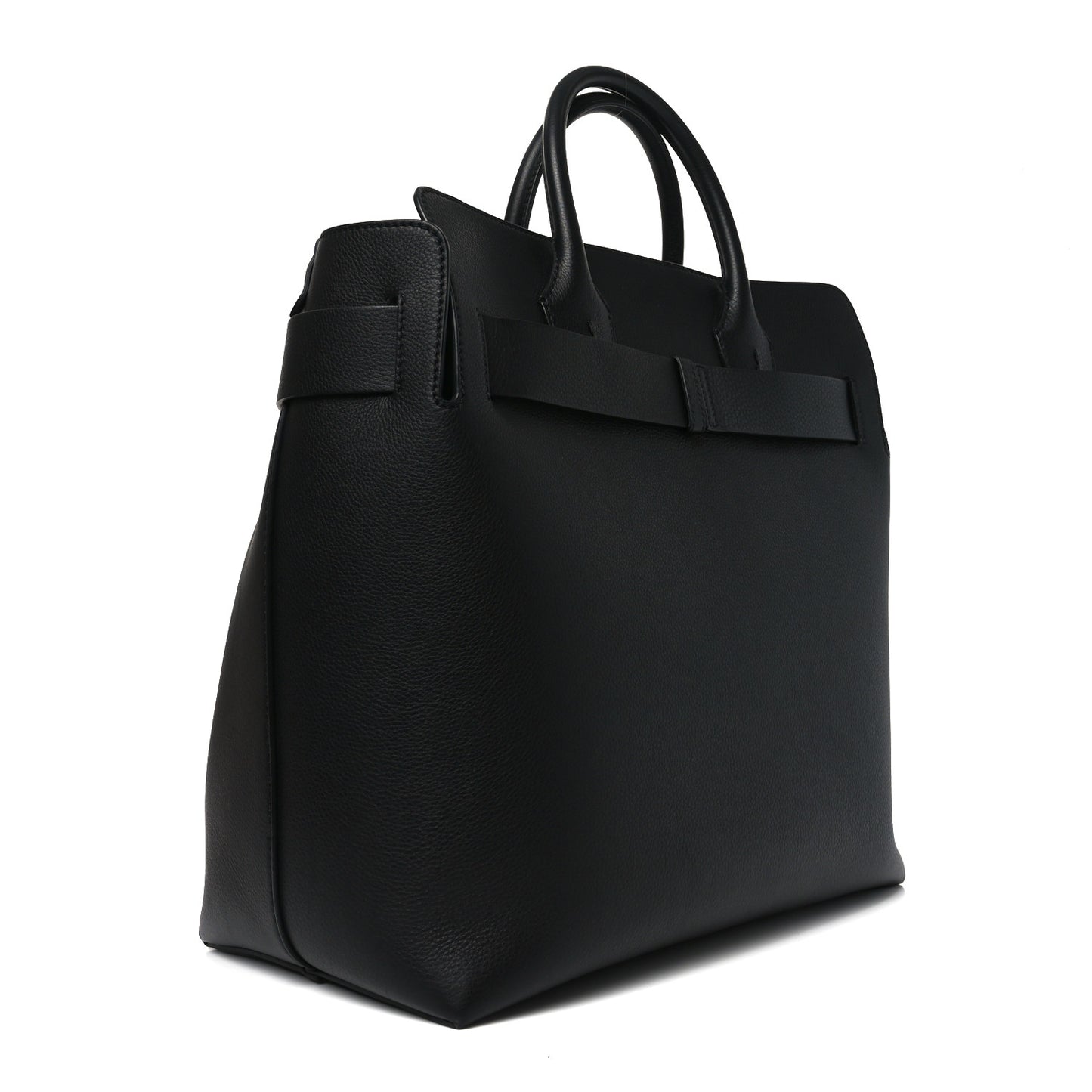 Marais Calfskin Large Belt Bag Black