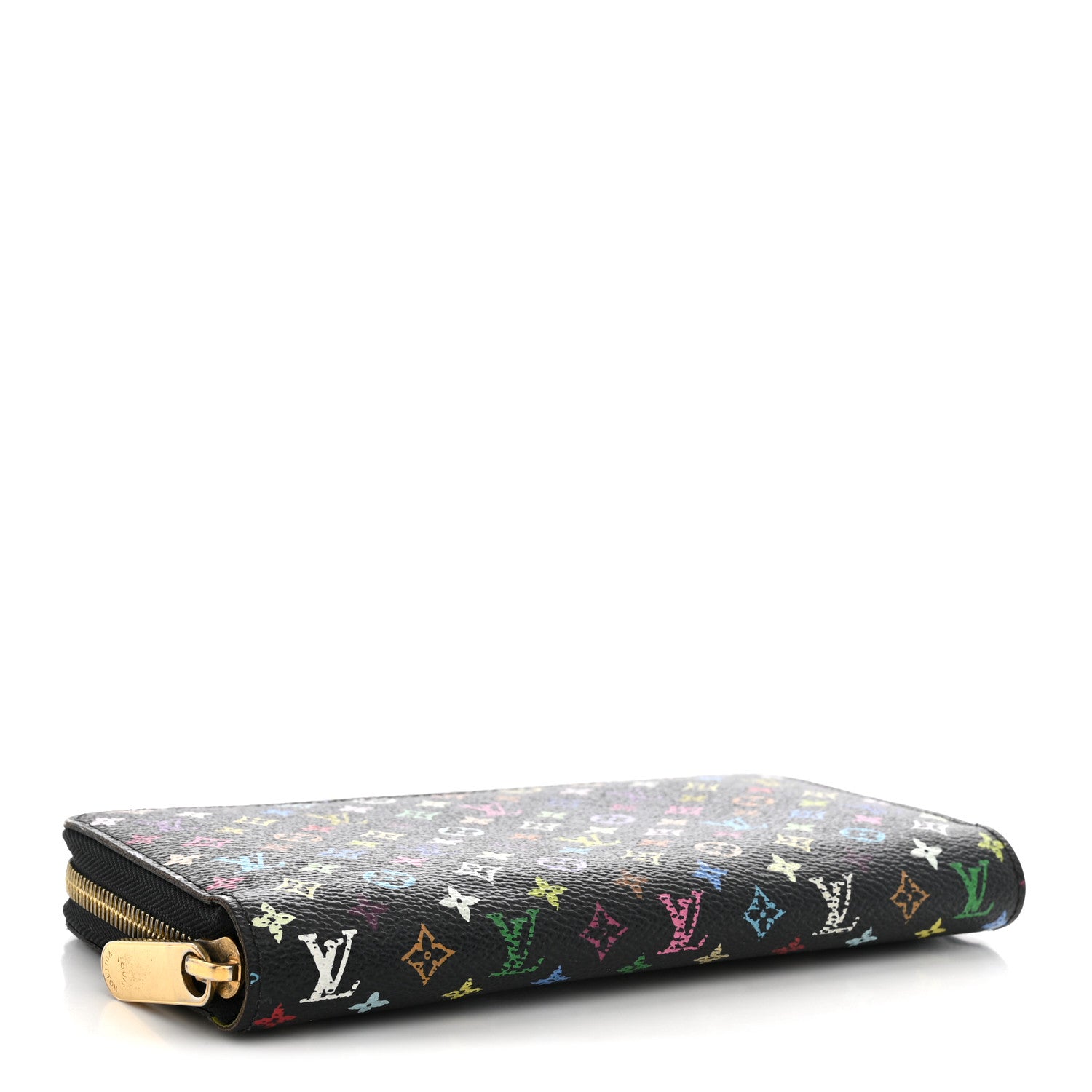 Louis Vuitton Monogram Multicolor Zippy Wallet Black Pistachio 4 of 10
