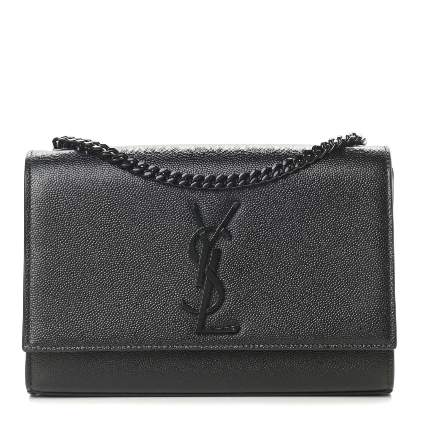 Grain De Poudre Small Monogram Kate Satchel Black