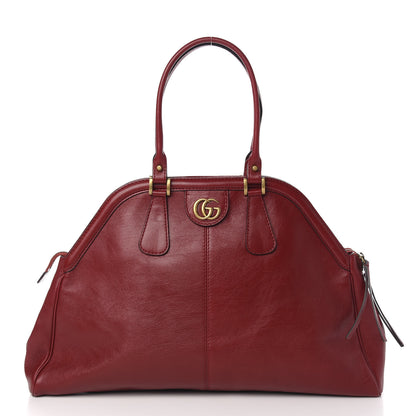 Gucci Calfskin Large Re(Belle) Top Handle Bag Red 2 of 9