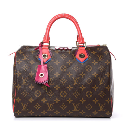 Louis Vuitton Monogram Totem Speedy 30 Flamingo 1 of 10