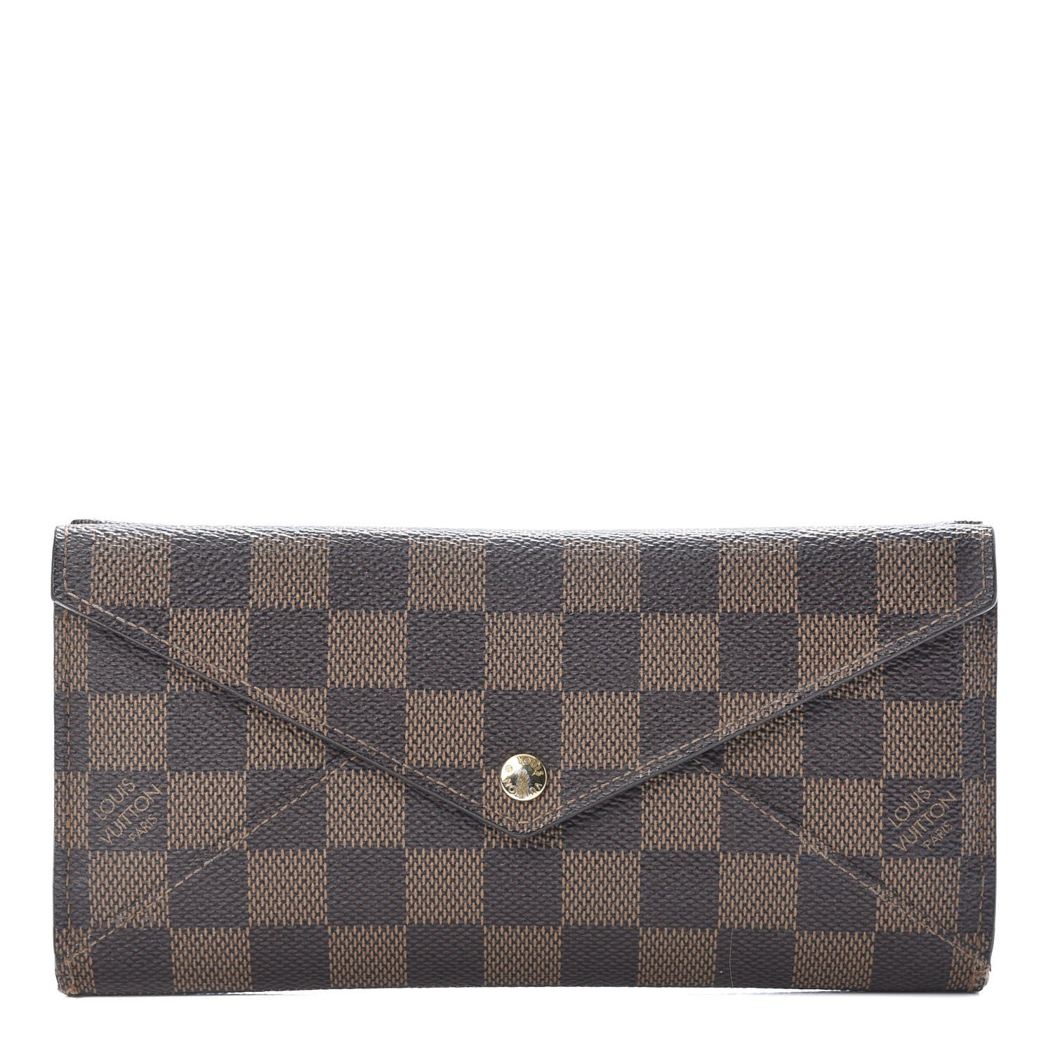 Louis Vuitton Damier Ebene Long Origami Wallet 1 of 12