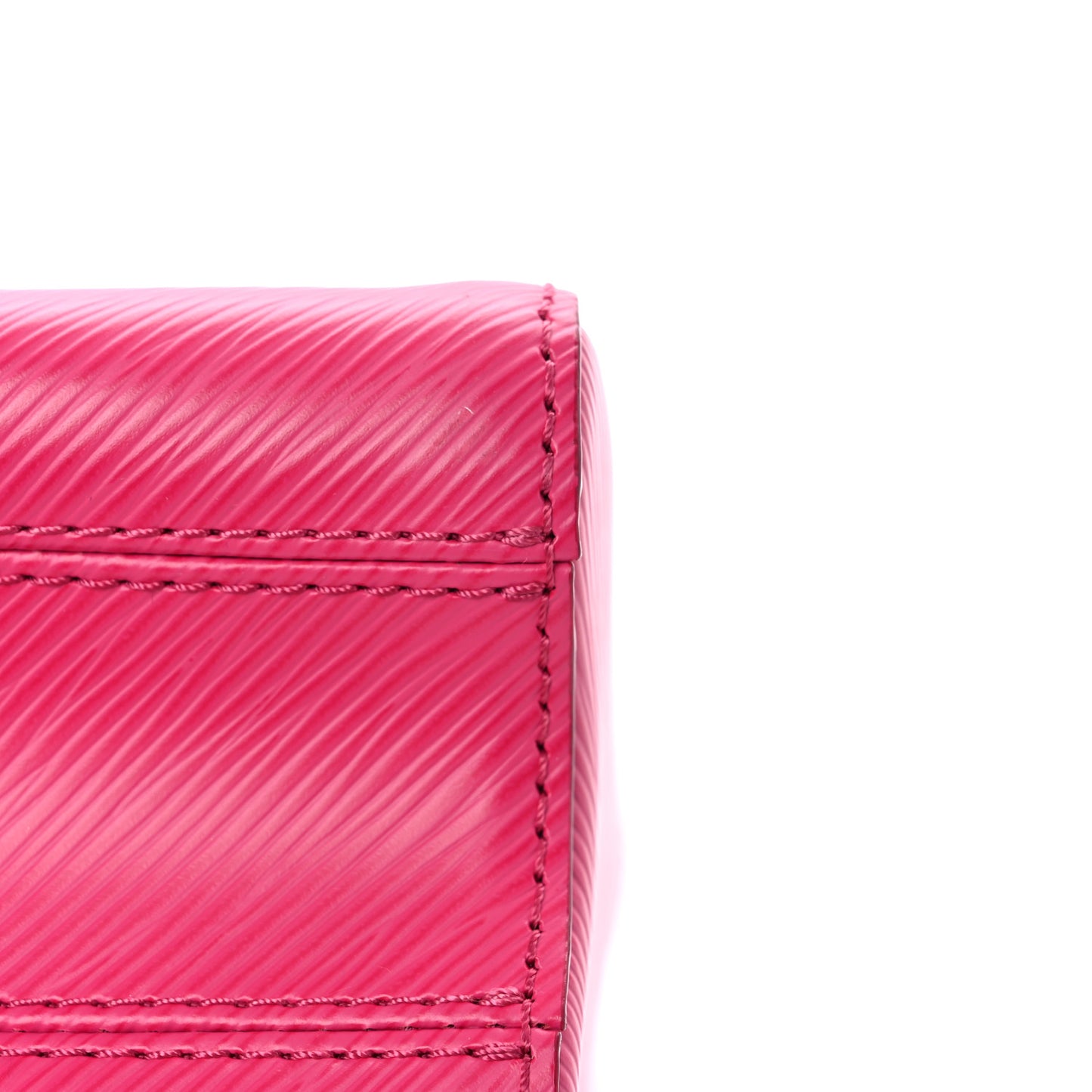 Epi Twist Shoulder Bag MM Hot Pink