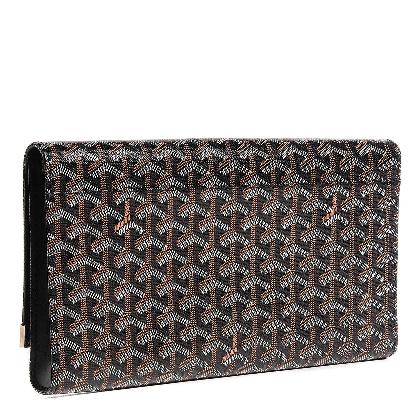 Goyardine Monte Carlo Bois Clutch Black