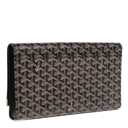 Goyard Goyardine Monte Carlo Bois Clutch Black 3 of 9