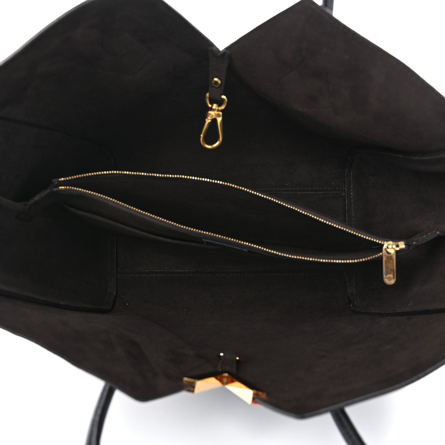 Calfskin Monogram Kimono Tote Black