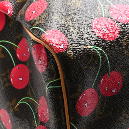 Louis Vuitton Monogram Cerises Keepall 45 7 of 10