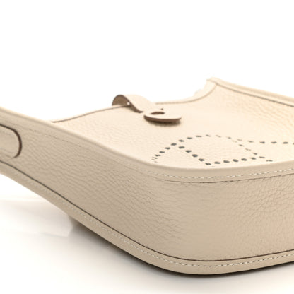 Hermes Taurillon Clemence Evelyne TPM Craie 9 of 11