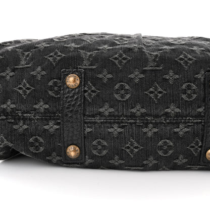 Louis Vuitton Denim Neo Cabby MM Black 13 of 14
