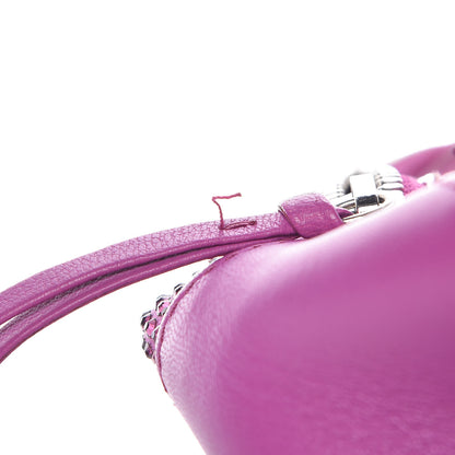 Versace Calfskin Palazzo Crystal Medusa Backpack Pink 8 of 10