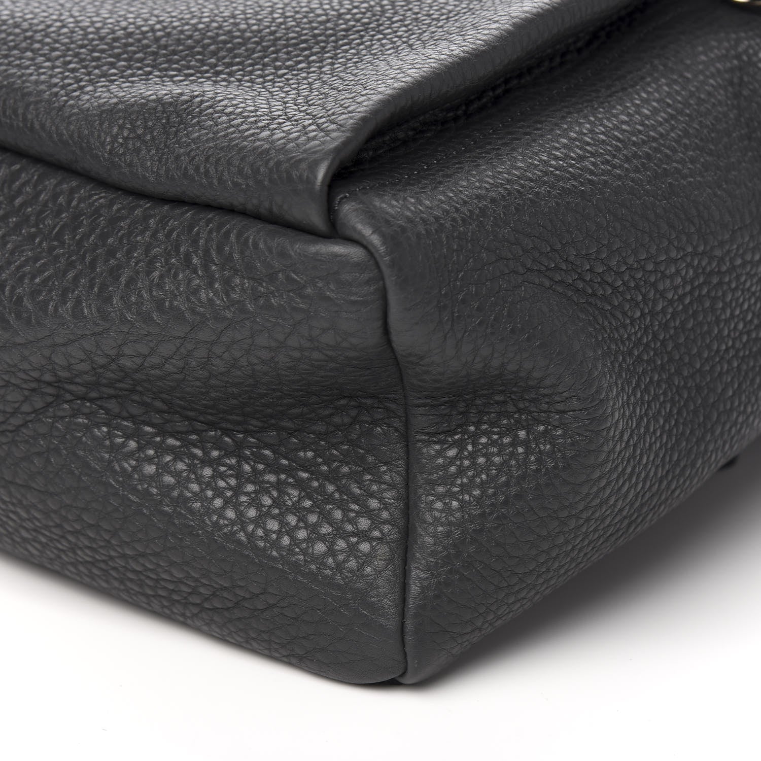 Fendi Calfskin Romano Selleria Faces No Words Emoticon Backpack Aslfalto 8 of 10