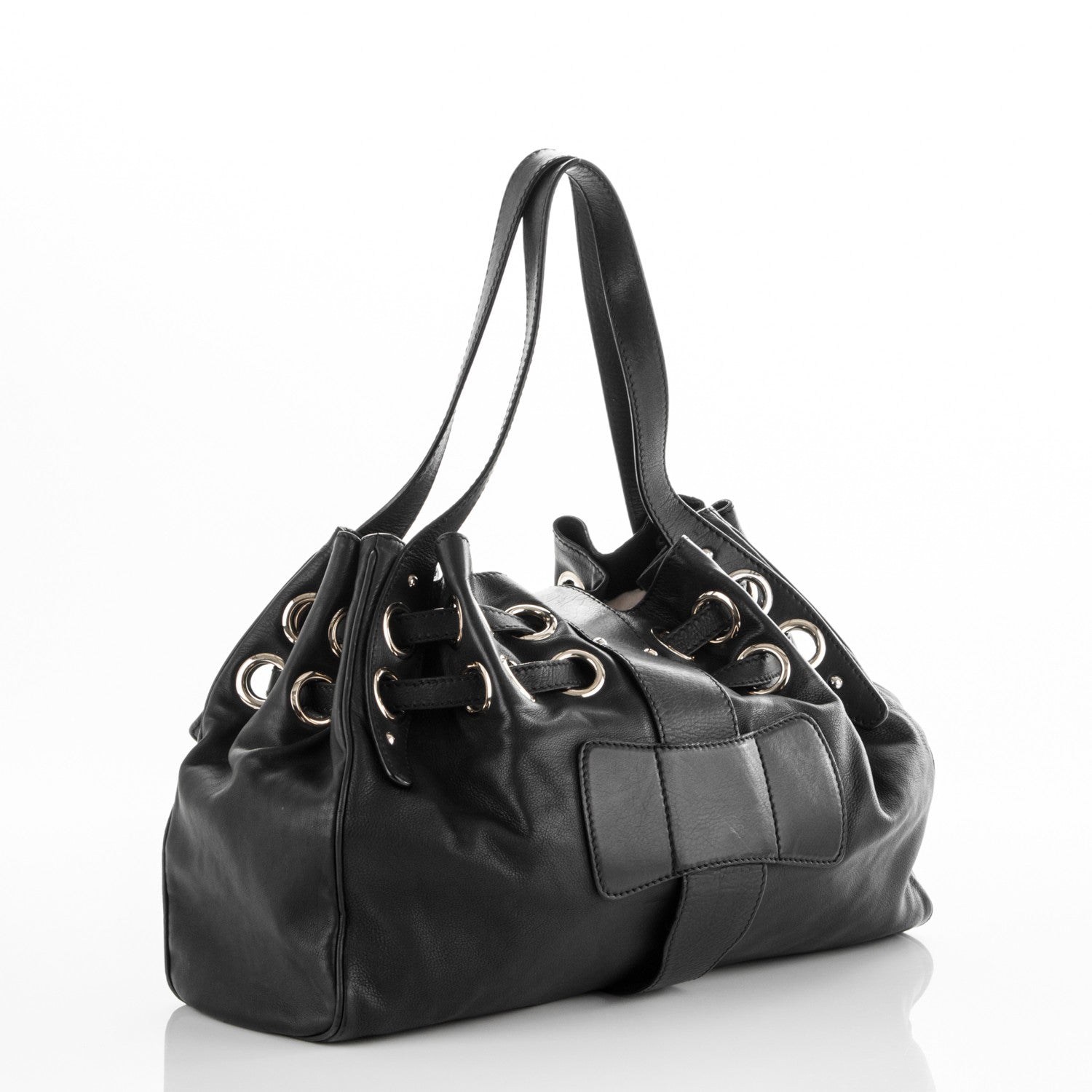 Jimmy Choo Calfskin Ramona Black 3 of 6