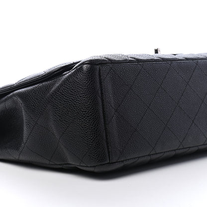 Chanel Caviar Quilted Maxi Single Flap Black 8 of 9