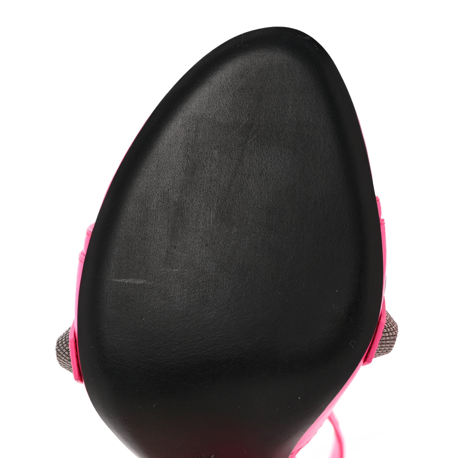 Balenciaga Agneau Arena Cagole 110mm Sandals 40 Fluo Pink 10 of 11