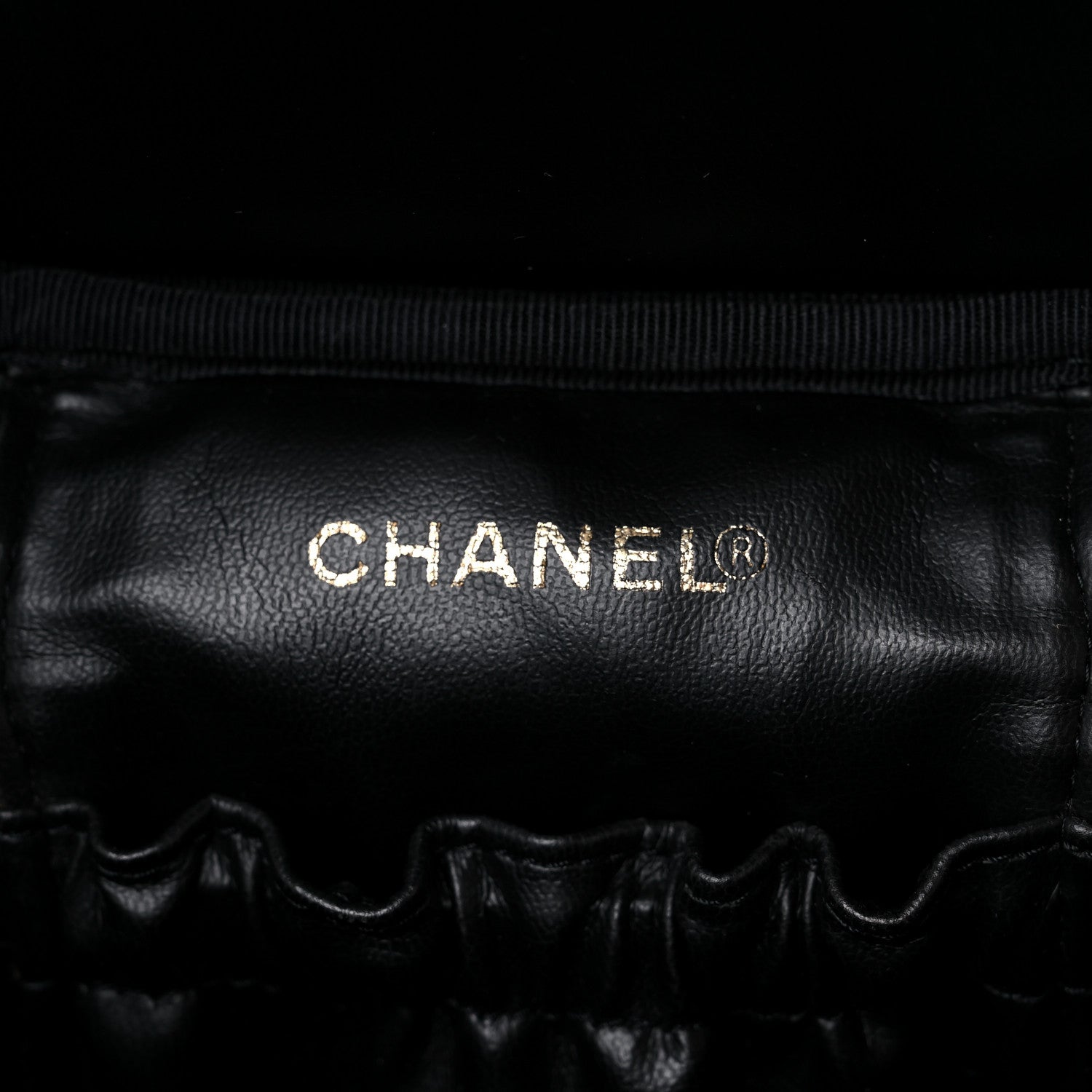 Chanel Caviar Vanity Cosmetic Case Black 6 of 9