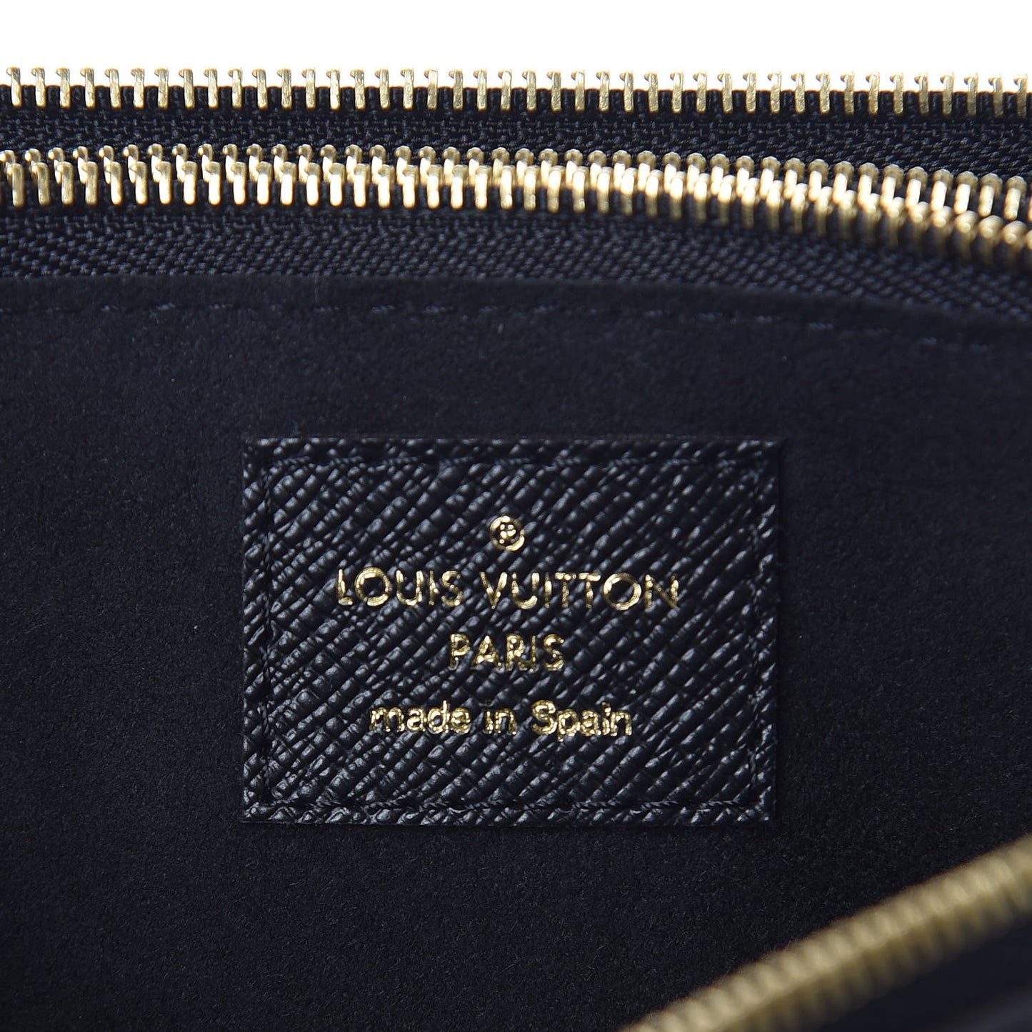 Monogram Giant Jungle Pochette Double Zip Black