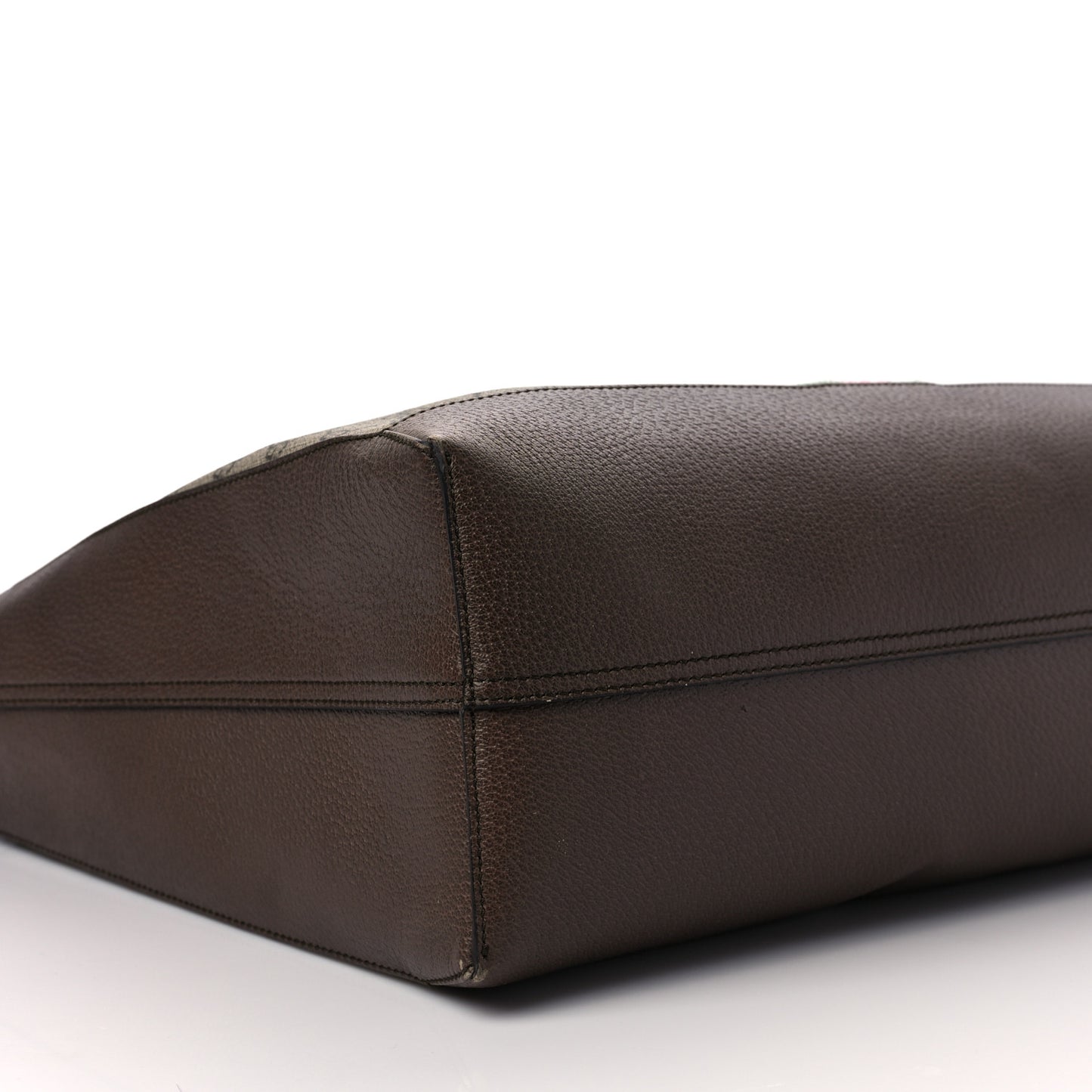 GG Supreme Monogram Web Ophidia Tote Brown