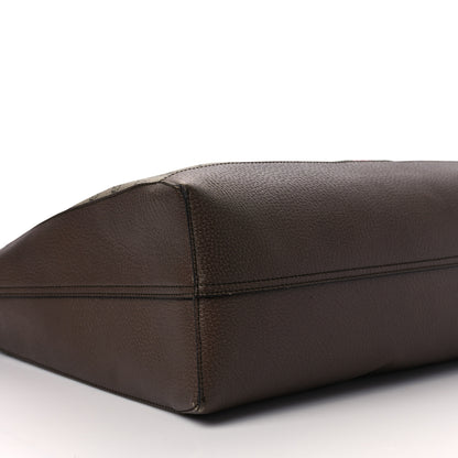 Gucci GG Supreme Monogram Web Ophidia Tote Brown 9 of 12