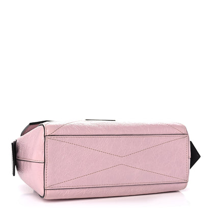 Givenchy Creased Patent Calfskin Small ID Flap Pink 4 of 9