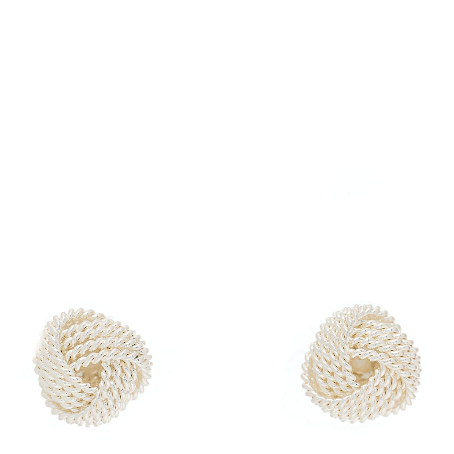 Sterling Silver Twist Knot Earrings