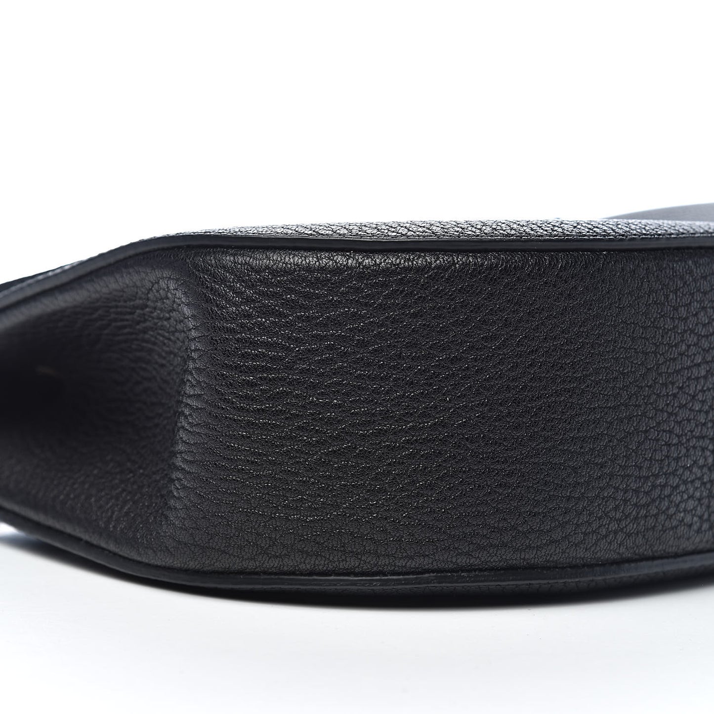 Grained Lambskin Drew Shoulder Bag Black