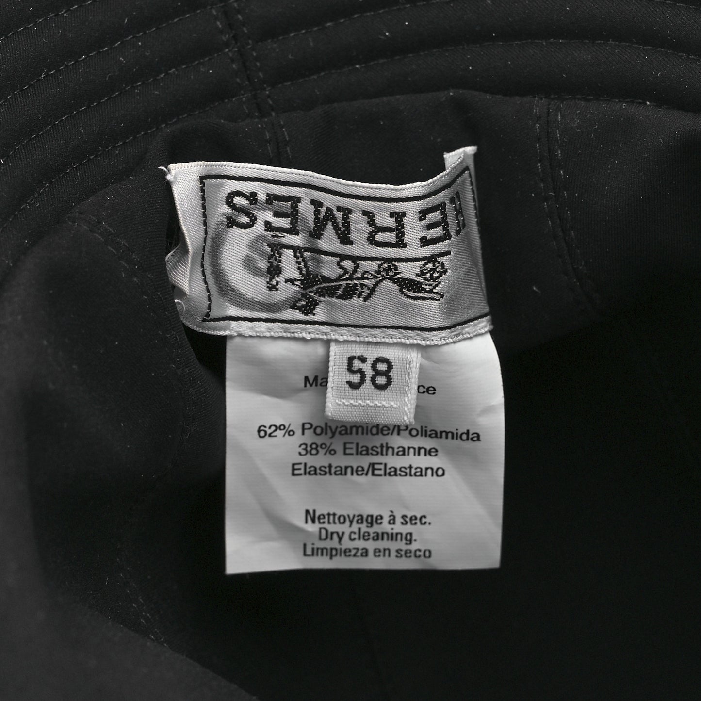 Cotton Eden Bucket Hat 58 Black