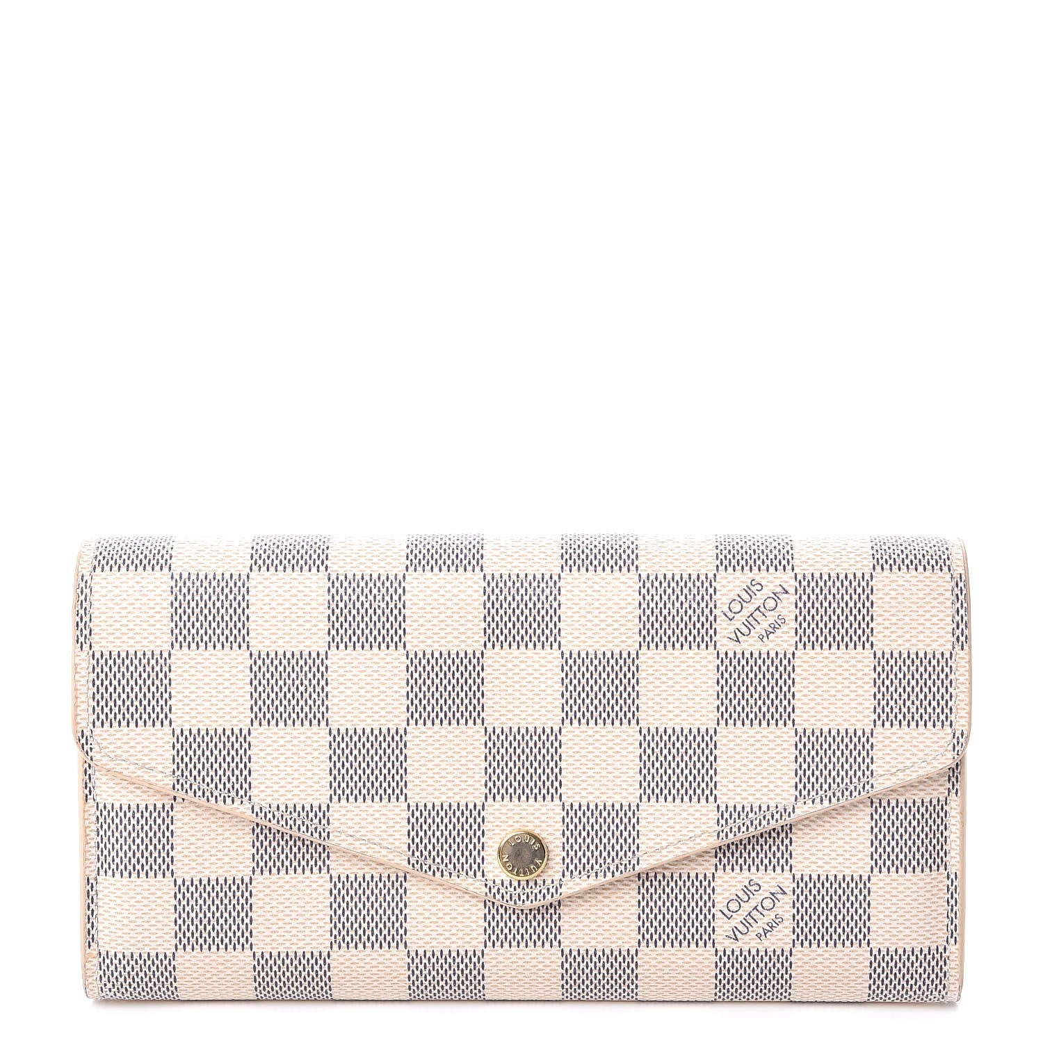 Louis Vuitton Damier Azur Sarah Wallet NM 1 of 12