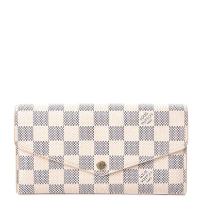 Louis Vuitton Damier Azur Sarah Wallet NM 1 of 12