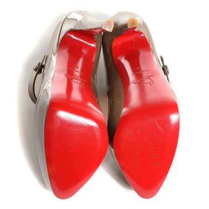 Christian Louboutin Patent Bana 140 Pumps 37 5 of 7