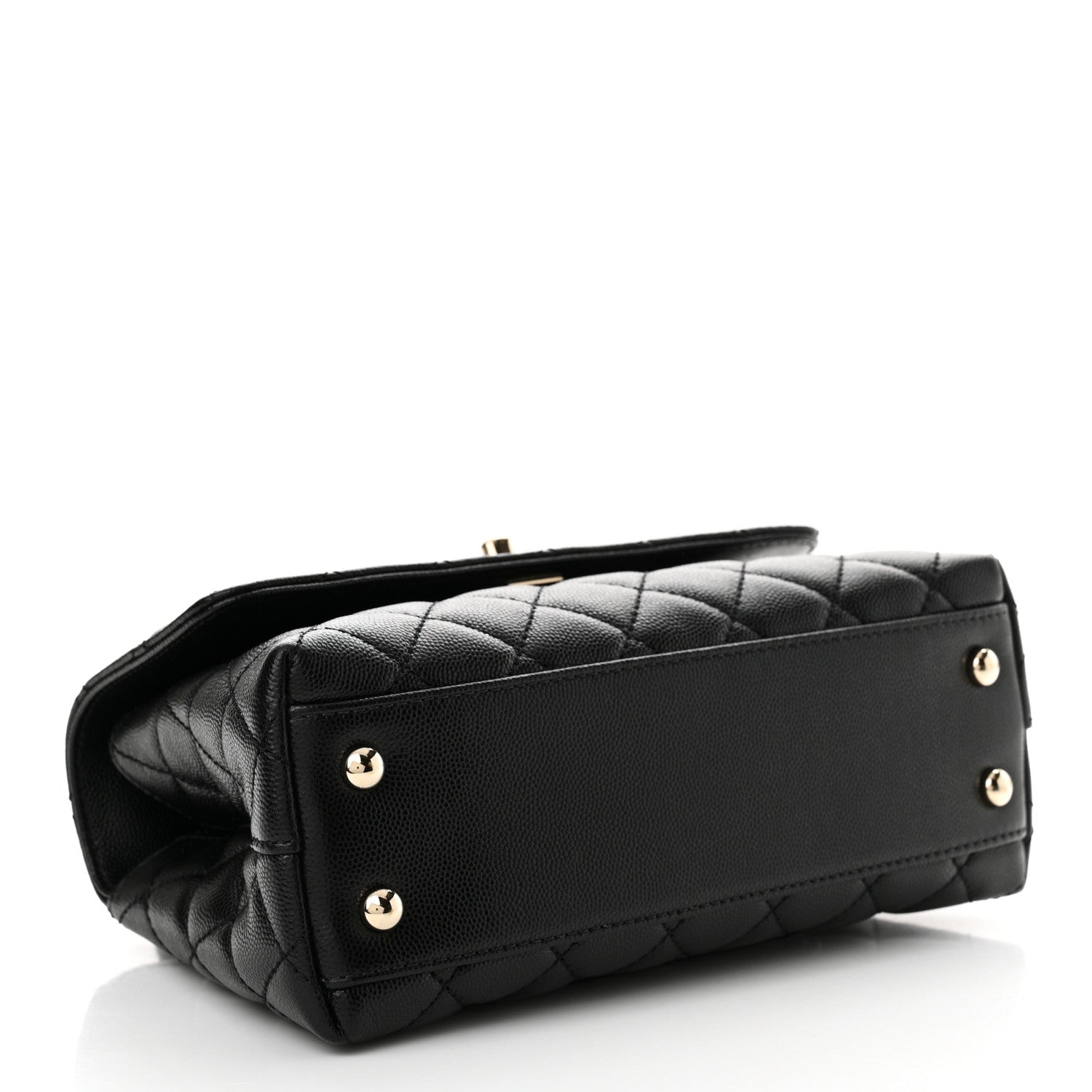 Chanel Caviar Quilted Mini Coco Handle Flap Black 4 of 10