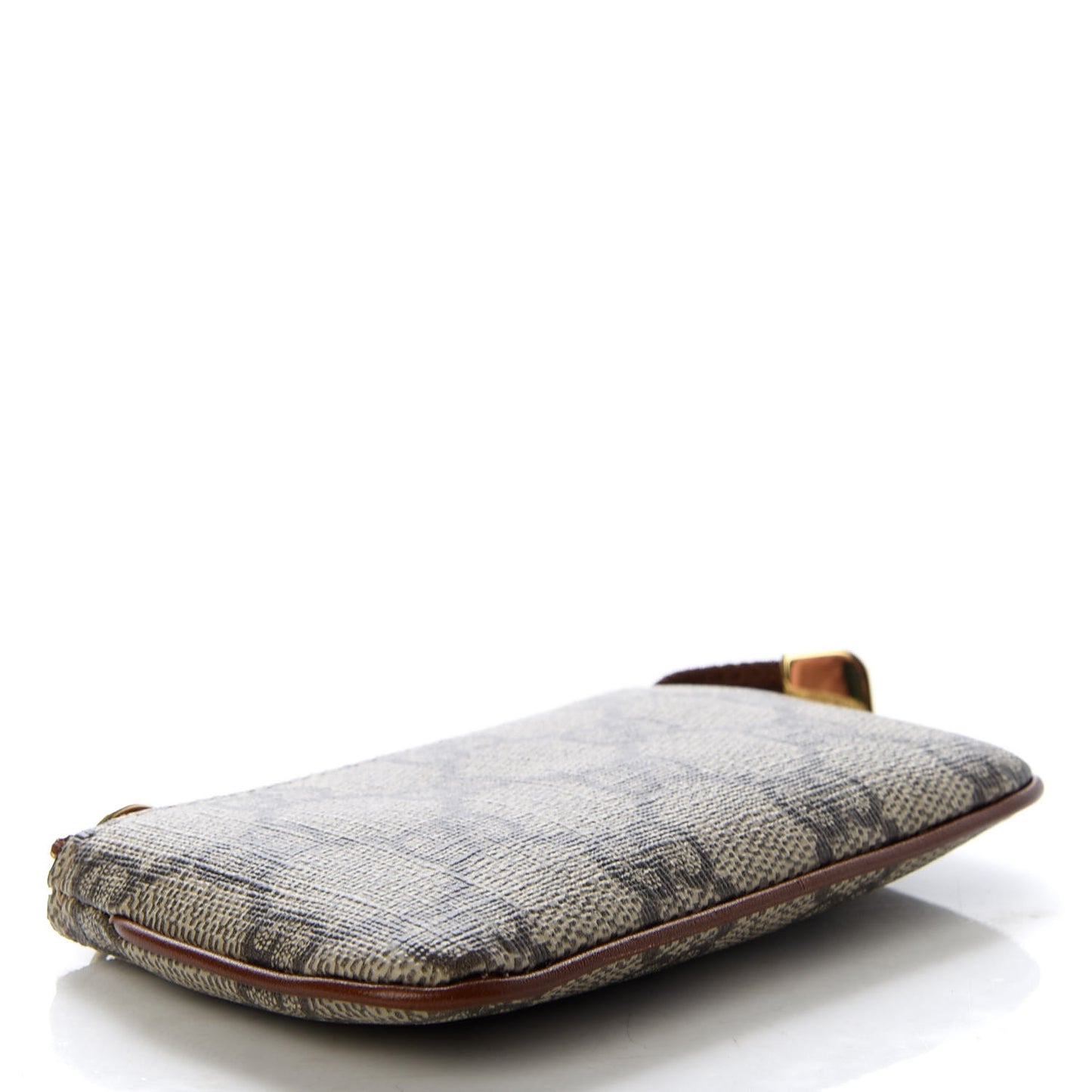 GG Supreme Monogram Key Case Brown