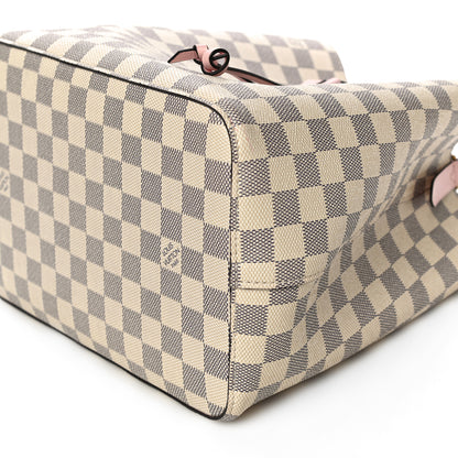 Louis Vuitton Damier Azur Neonoe MM Eau De Rose 10 of 10